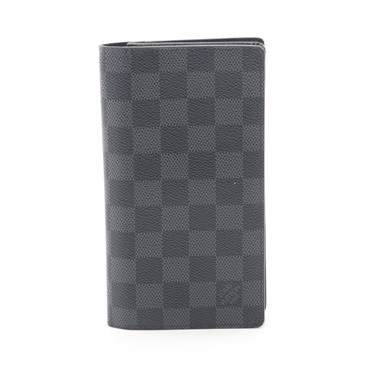 LOUIS VUITTON Portefeuille Columbus Bifold wallet N63116 Damier graphite Black