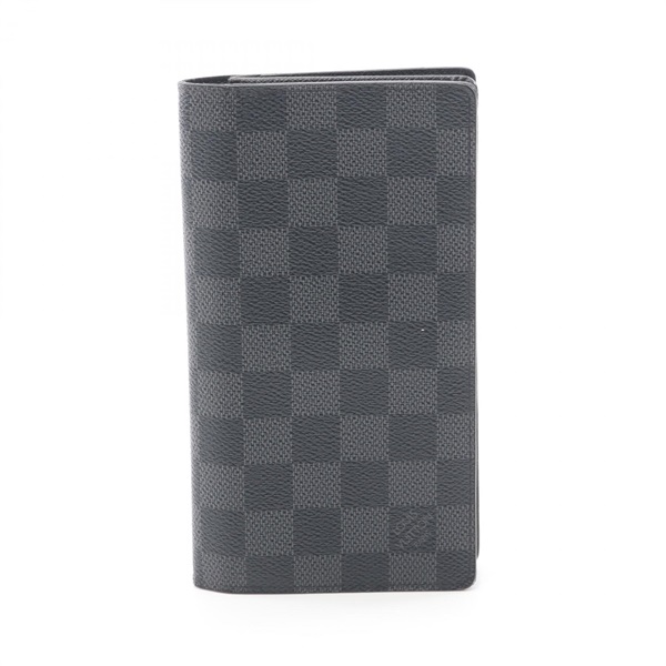 LOUIS VUITTON Portefeuille Columbus Bifold wallet N63116 Damier graphite Black