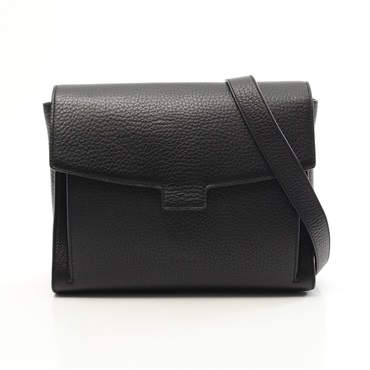 Furla Crossbody Shoulder Bag MB00076 BX0319 O6000 Leather Black Used Mens