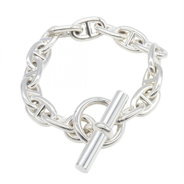 HERMES Chaine dancre MM Bracelet 15 links Silver925 Used Women