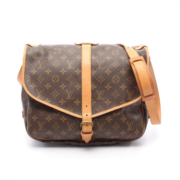 LOUIS VUITTON Samuel 35 Crossbody Shoulder Bag M42254 Monogram canvas Brown Used