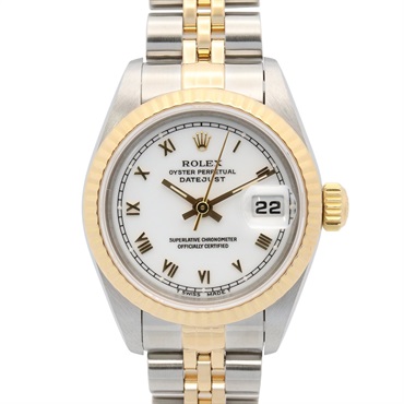 ROLEX Datejust S Wrist Watch 69173 Automatic 18KYG Gold SS Used Women