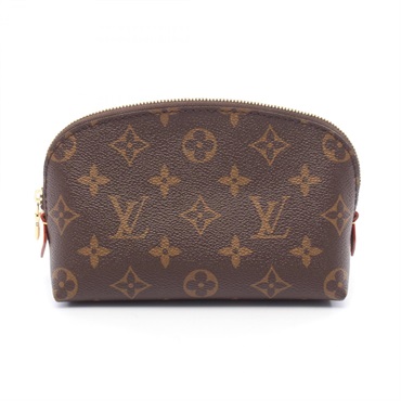 LOUIS VUITTON Pochette Cosmetic Pouch M47515 Monogram canvas Brown Used Women LV