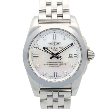 BREITLING Galactic 29 Wrist Watch W7234812 Quartz Stainless Steel Used Women