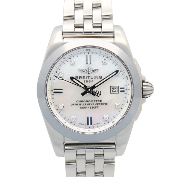 BREITLING Galactic 29 Wrist Watch W7234812 Quartz Stainless Steel Used Women