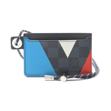 LOUIS VUITTON Porte Cartes Code America's Cup Card Case N41629 Damier・Cobalt LV