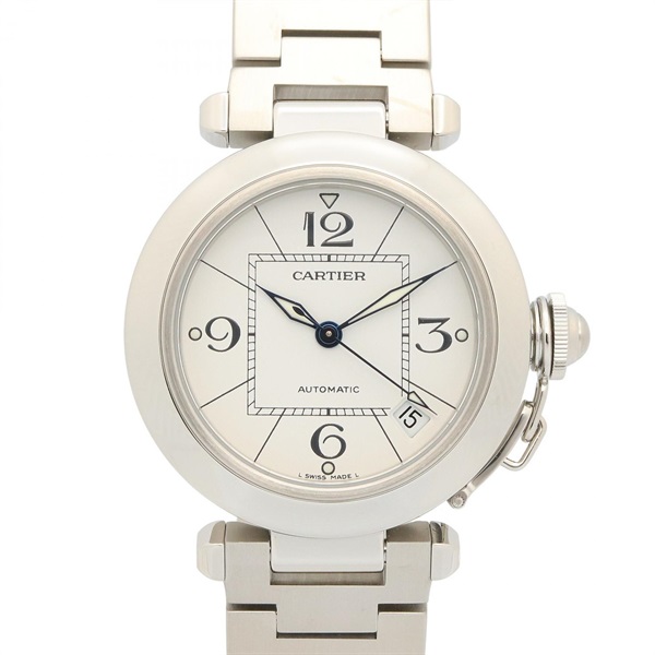 CARTIER Pasha C Wrist Watch W31074M7 Automatic Stainless Steel Used unisex