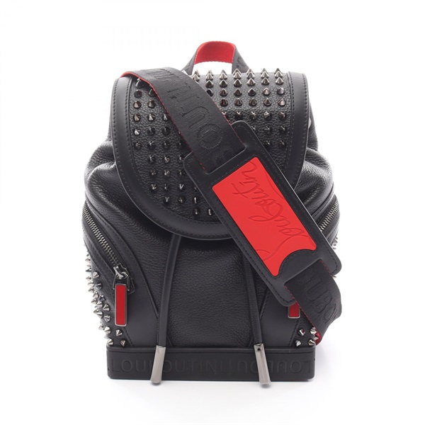 Christian Louboutin Explorafunk Small Rucksack Backpack 3215038 leather Black