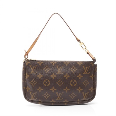 LOUIS VUITTON Pochette Accessoires pouch Handbag M51980 Monogram leather used LV