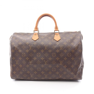 LOUIS VUITTON Speedy 40 Hand Bag M41522 Monogram Canvas leather Used LV Women