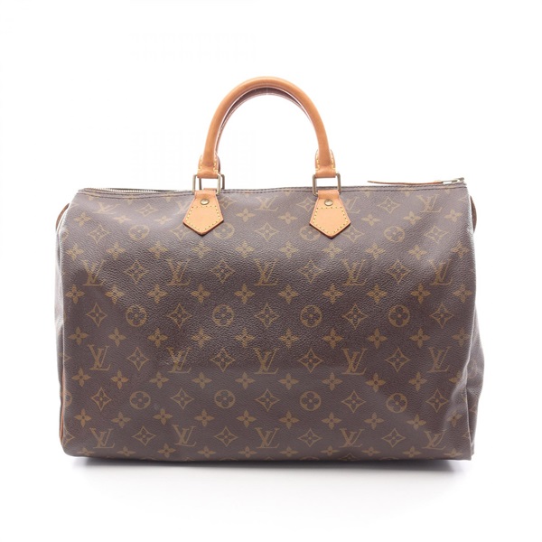 LOUIS VUITTON Speedy 40 Hand Bag M41522 Monogram Canvas leather Used LV Women