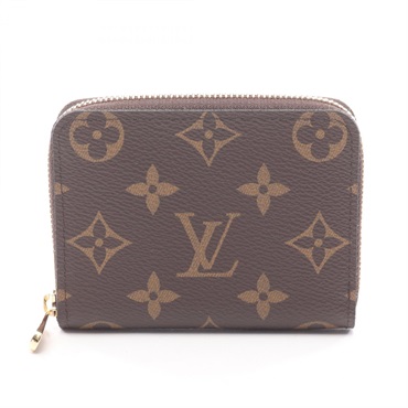 LOUIS VUITTON Zippy Coin Purse compact wallet M60067 Monogram Brown Used Women