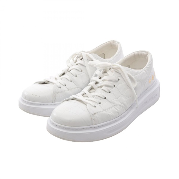 LOUIS VUITTON Beverly Hills Line sneakers shoes #6 1/2 leather White Used Women