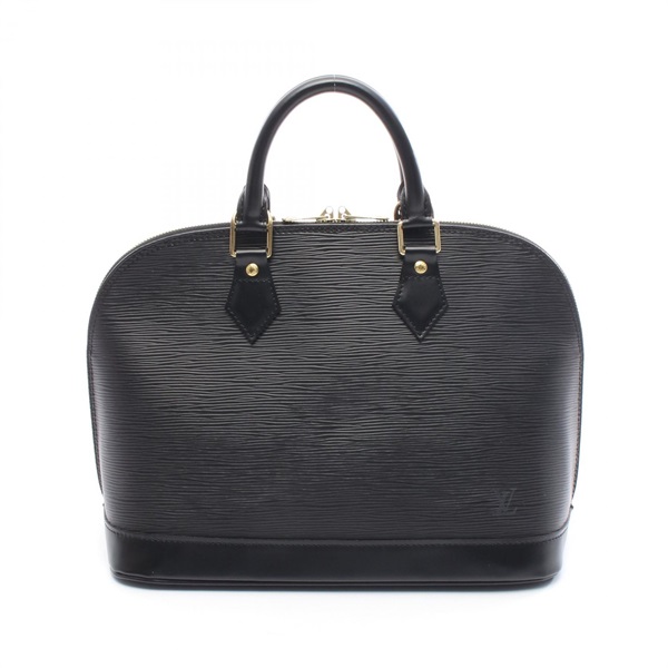 LOUIS VUITTON Alma Handbag M52142 Epi leather Black Noir Used Women LV