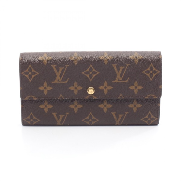 LOUIS VUITTON Pochette Porte Monnaie Credit Bifold purse wallet M61726 Monogram