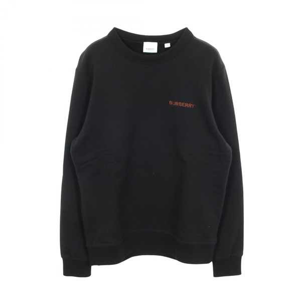 BURBERRY sweatshirt #S pullover cotton Black Used mens