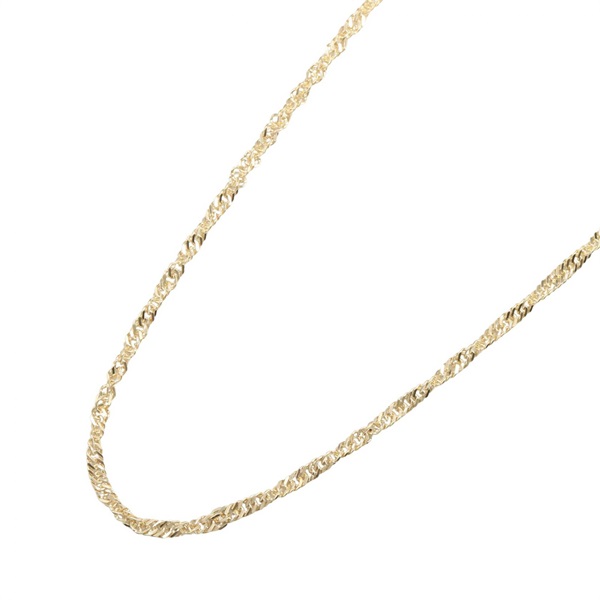 JEWELRY Necklace 40cm collier 18KYG Yellow Gold Used women