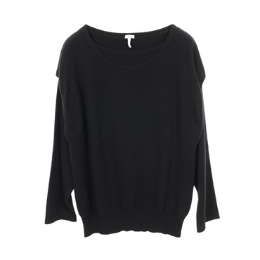 LOEWE Layered knit Sweater cashmere Black Used Women size S
