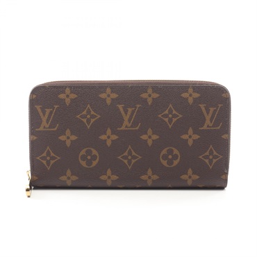 LOUIS VUITTON Zippy Around long Wallet M25813 Monogram canvas Misty Lilac Used
