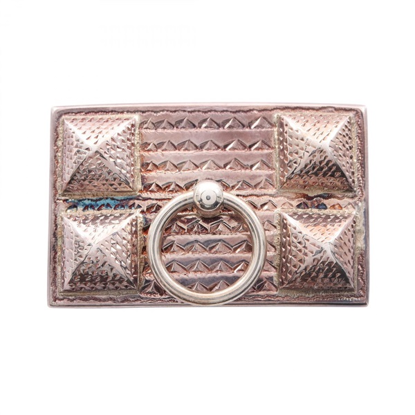 HERMES Collier de Chien Belt buckle SV925 Silver Used unisex SHW