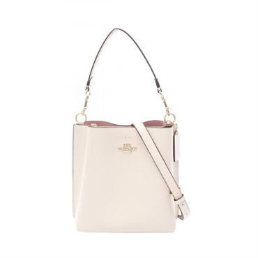 COACH Molly Bucket Crossbody ShoulderTote Handbag CA177 leather Beige Used Women