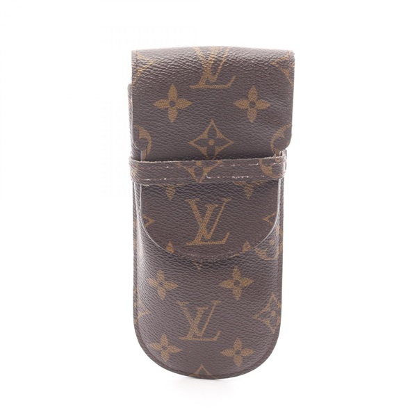 LOUIS VUITTON Etui Lunette Rabat glasses cases M62970 Monogram canvas Brown Used