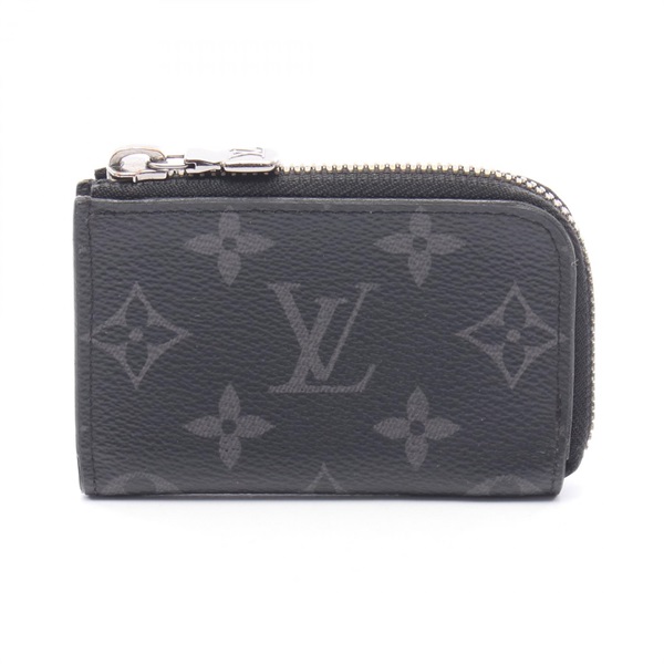 LOUIS VUITTON Porte-monnaie Jour coin purse M63536 Monogram eclipse Black Used