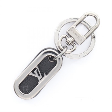 LOUIS VUITTON LV Signature Chain key holder M00927 Coated canvas metal Black