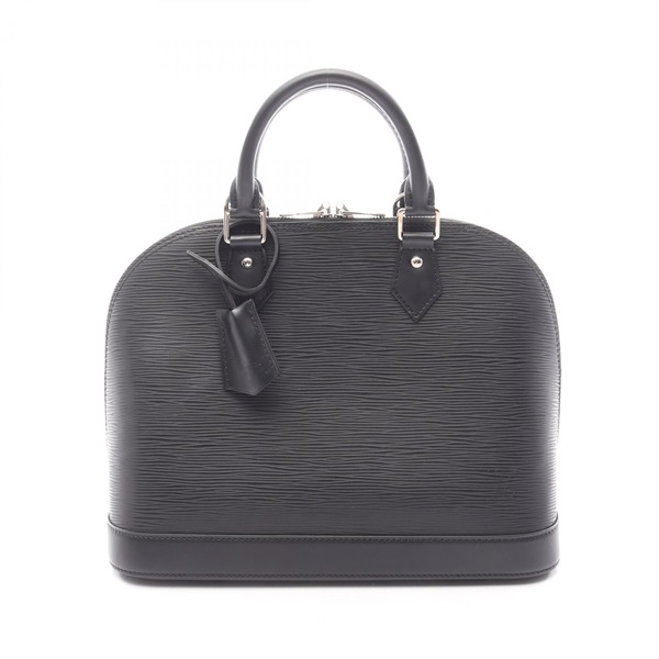 LOUIS VUITTON Alma PM zip Handbag M40302 Epi leather Noir Used Women