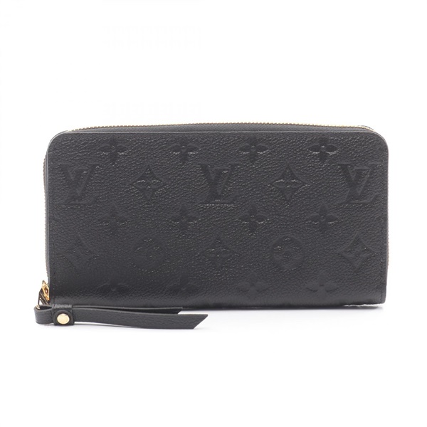 LOUIS VUITTON Zippy Around long Wallet M61864 Monogram empreinte leather Used LV