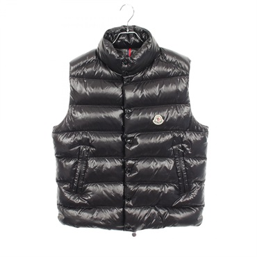 MONCLER TIBB Down vest 1A00096 Nylon Black #3 Used mens