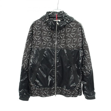 MONCLER GIDAYU logo print Hooded Nylon jacket Coat 1A00133 polyester Used #2