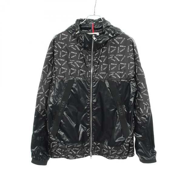 MONCLER GIDAYU logo print Hooded Nylon jacket Coat 1A00133 polyester Used #2