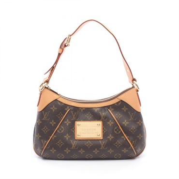 LOUIS VUITTON Thames GM Shoulder Bag M56383 Monogram leather Brown Used Women