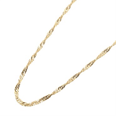 JEWELRY Necklace 18KYG Yellow Gold Used Unisex 49㎝