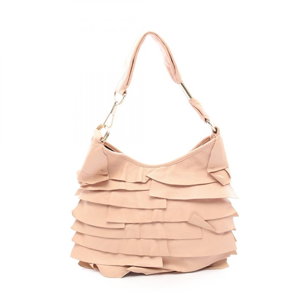 SAINT LAURENT PARIS Saint Tropez Shoulder Bag 122245 leather Pink Used Women