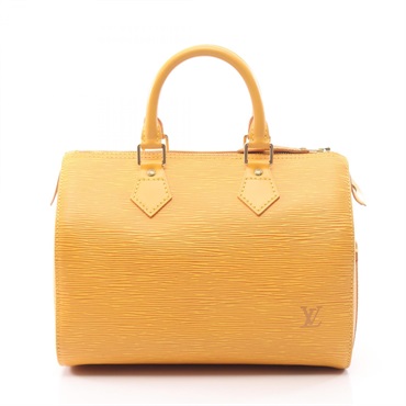 LOUIS VUITTON Speedy 25 Handbag M43019 Epi leather Tassil Yellow Used Women