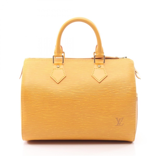 LOUIS VUITTON Speedy 25 Handbag M43019 Epi leather Tassil Yellow Used Women