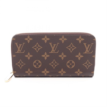 LOUIS VUITTON Zippy wallet Around long purse M42616 Monogram Brown Used unisex