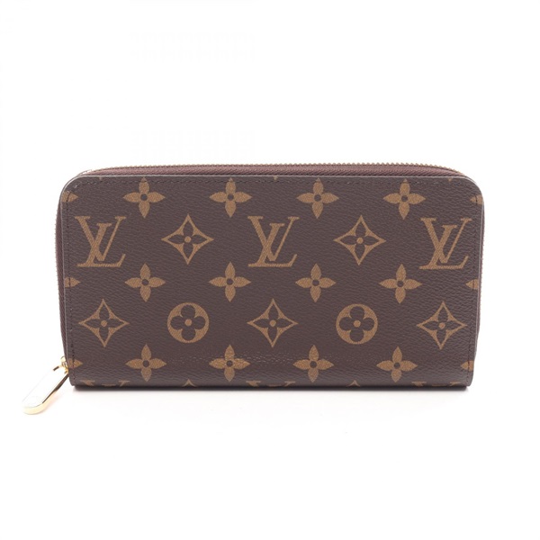 LOUIS VUITTON Zippy wallet Around long purse M42616 Monogram Brown Used unisex