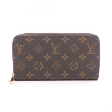 LOUIS VUITTON Zippy wallet Around long purse M41895 Monogram Fuschia Used Women