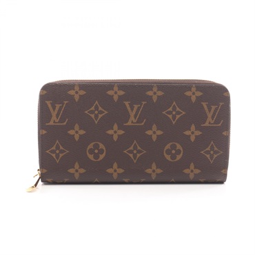 LOUIS VUITTON Zippy wallet Around long purse M41896 Monogram Coquelicot Used