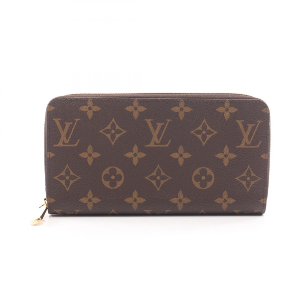 LOUIS VUITTON Zippy wallet Around long purse M41896 Monogram Coquelicot Used
