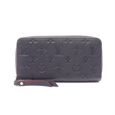 LOUIS VUITTON Zippy Long Wallet Purse M62121 Monogram Empreinte leather Used LV