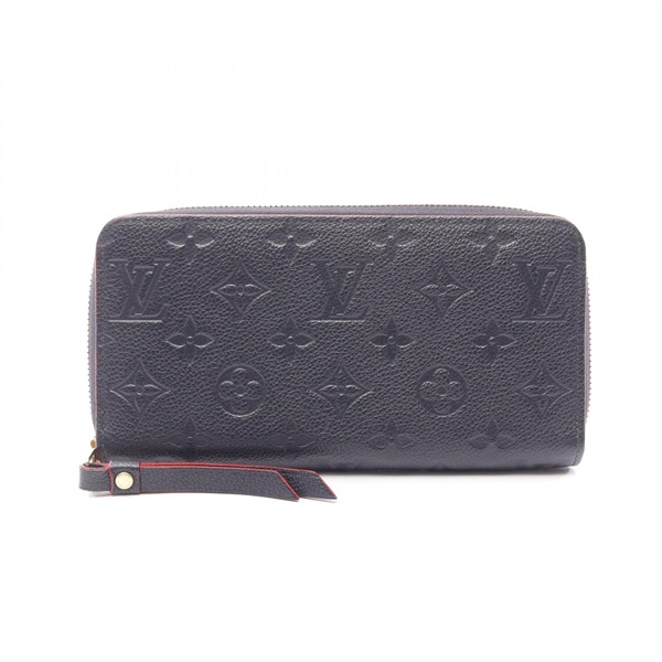 LOUIS VUITTON Zippy Long Wallet Purse M62121 Monogram Empreinte leather Used LV