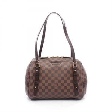 LOUIS VUITTON Rivington GM Shoulder hand Bag N41158 PVC  Damier Ebene Used Women