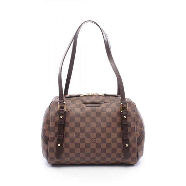 LOUIS VUITTON Rivington GM Shoulder hand Bag N41158 PVC  Damier Ebene Used Women