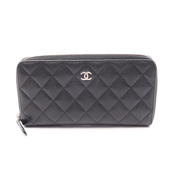 CHANEL Matelasse Zip Around Long Wallet