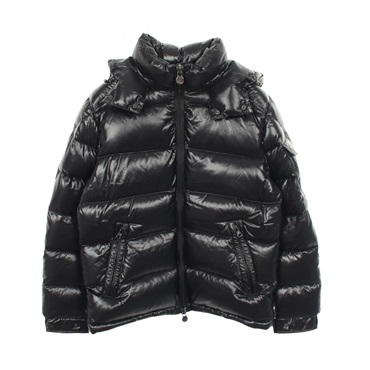 MONCLER MAYA Down Jacket Coat 4036605 Nylon Black Used mens size 1