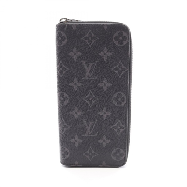 LOUIS VUITTON Zippy Wallet Vertical Around long purse M62295 Monogram eclipse LV